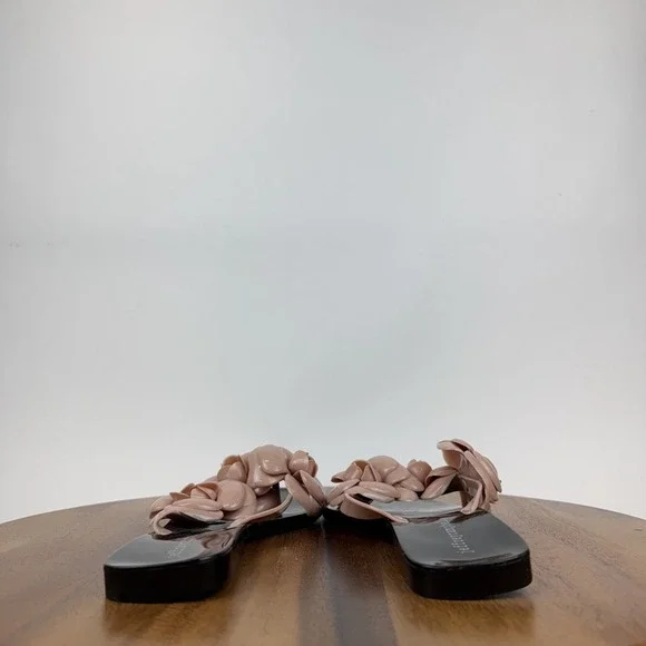 New Womens Jeffrey Campbell Floralee Pink Jelly Thong Flip Flops Sandals Size 9 - Picture 4 of 7